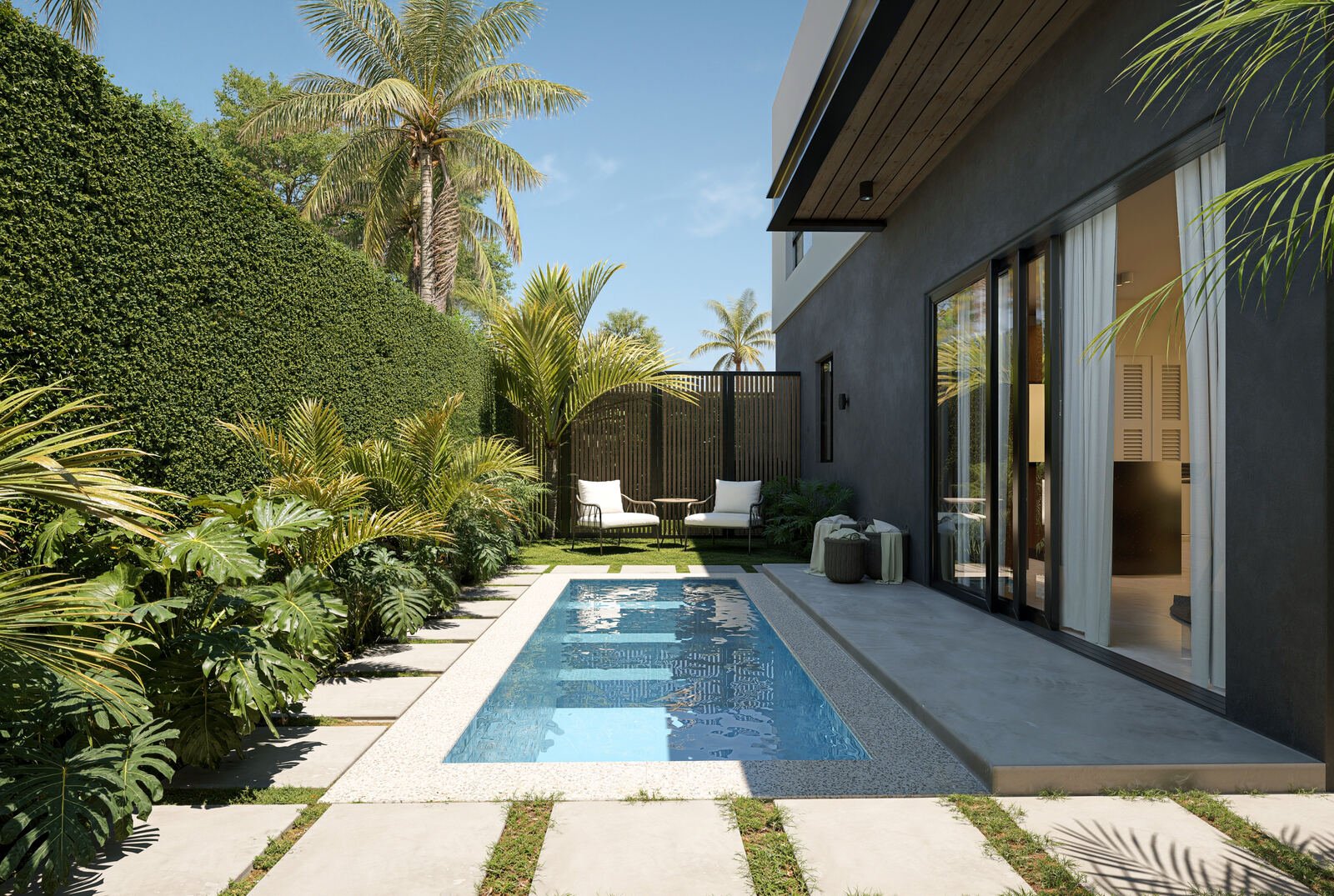 Patio y piscina 3